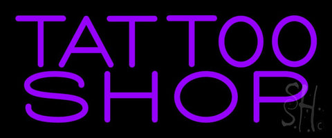 Purple The Tattoo Shop Neon Sign 10