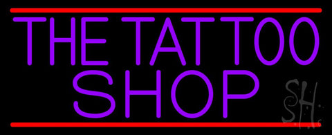Purple The Tattoo Shop Neon Sign 13