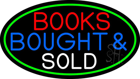 Red Books Bought And Sold Neon Sign 17