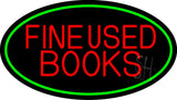 Red Fine Used Books Neon Sign 17" Tall x 30" Wide x 3" Deep