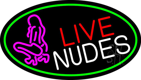 Red Live Nudes Neon Sign 17