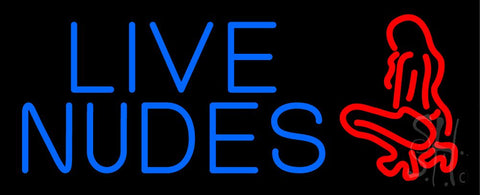 Red Live Nudes Neon Sign 13