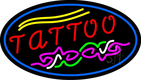 Red Tattoo Design Neon Sign 17