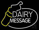Custom Dairy With Logo Neon Sign 24" Tall x 31" Wide x 3" Deep
