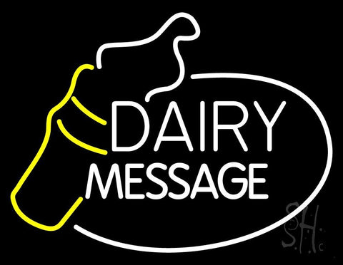 Custom Dairy With Logo Neon Sign 24