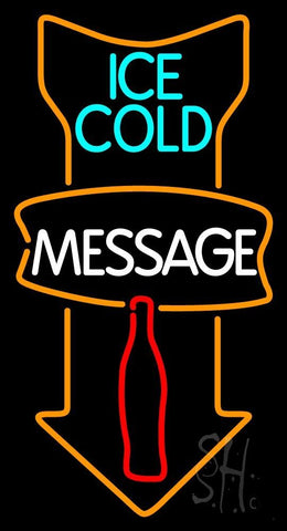 Custom Ice Cold Cold Drinks Neon Sign 20