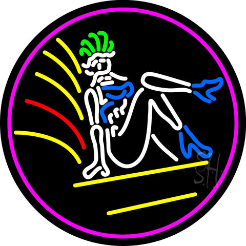 Strip Girl Logo Neon Sign 26