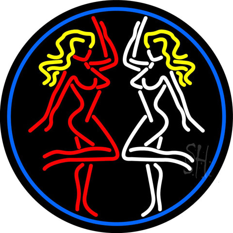 Strip Girl Pose Neon Sign 26