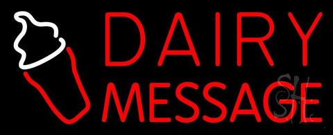 Custom Red Dairy Neon Sign 13
