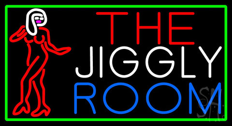 The Jiggly Room With Girl Logo Neon Sign 20