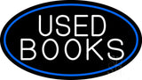 Used Books With Blue Border Neon Sign 17" Tall x 30" Wide x 3" Deep