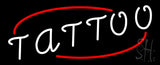 White Tattoo Neon Sign 13" Tall x 32" Wide x 3" Deep