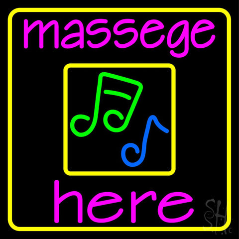 Custom Musical Note With Circle 1 Neon Sign 24