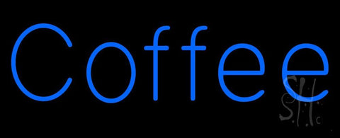 Blue Coffee Neon Sign 13
