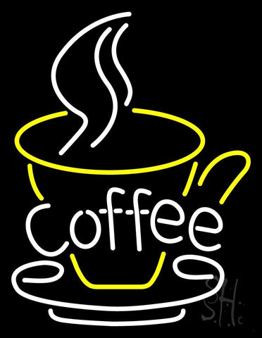 Coffee In Between Glass Neon Sign 24