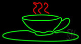 Green Coffee Glass Neon Sign 20" Tall x 37" Wide x 3" Deep
