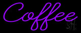 Purple Coffee Neon Sign 13" Tall x 32" Wide x 3" Deep