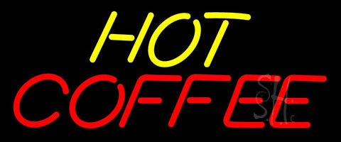 Yellow Hot Red Coffee Neon Sign 10