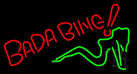 Bada Bing Girl Neon Sign 20
