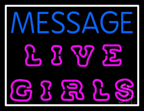 Custom Live Girls Neon Sign 24