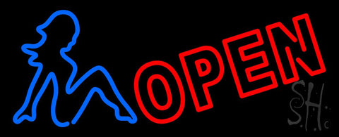 Girls Strip Club Open Neon Sign 13