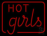 Hot Girls Neon Sign 24" Tall x 31" Wide x 3" Deep