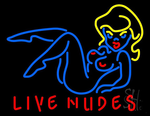 Live Nudes Girl Neon Sign 24