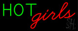 Hot Girls Neon Sign 13" Tall x 32" Wide x 3" Deep