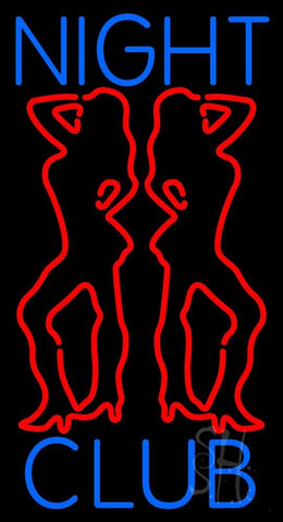 Red Night Club Girls Neon Sign 20