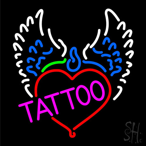 Piercing Tattoo Addiction Logo Neon Sign 24