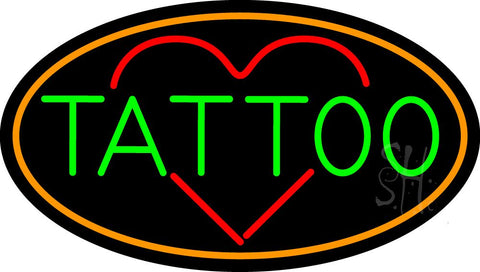 Tattoo Heart Neon Sign 17