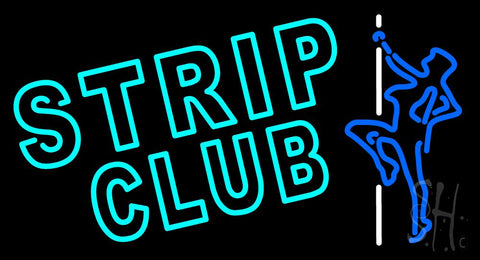 Turquoise Strip Club Neon Sign 20