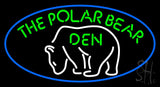 The Polar Bear Den Neon Sign 20" Tall x 37" Wide x 3" Deep