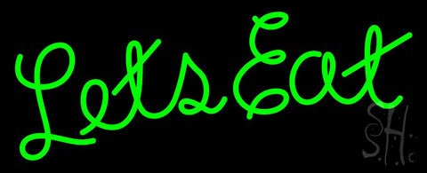 Lets Eat Neon Sign 13