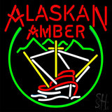 Alaskan Amber Logo Neon Sign 24" Tall x 24" Wide x 3" Deep