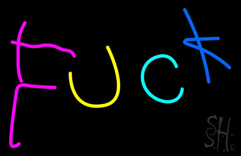 Multicolor Fuck Neon Sign 20