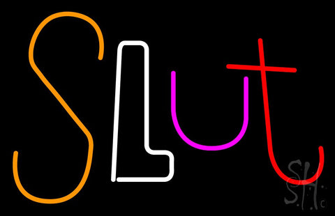 Multicolor Sluts Neon Flex Sign 20