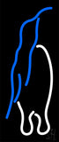Penguin Neon Flex Sign 24" Tall x 10" Wide