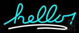 Hello Neon Sign 10" Tall x 24" Wide x 3" Deep