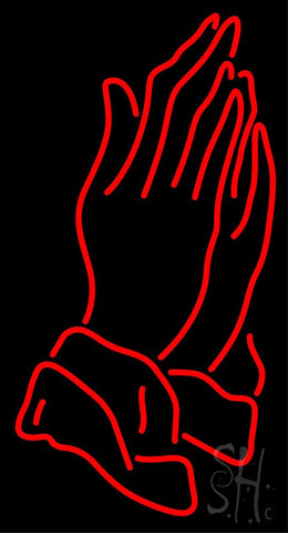 Praying Hands Neon Flex Sign 37
