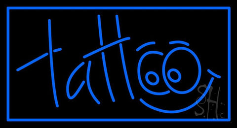 Blue Tattoo Neon Sign 20