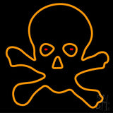 Skull Bulb Neon Sign 24" Tall x 24" Wide x 3" Deep