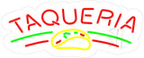 Taqueria Contoured Clear Backing Neon Sign 13" Tall x 32" Wide x 1" Deep