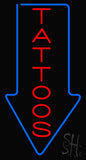Tattoos Neon Sign 37" Tall x 20" Wide x 3" Deep