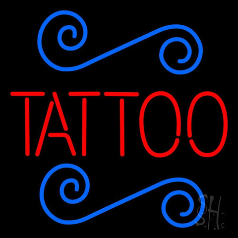 Red Tattoo Neon Sign 24