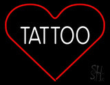 Tattoo Heart Neon Sign 24" Tall x 31" Wide x 3" Deep