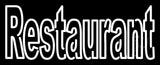 Double Stroke Restaurant Neon Sign 13" Tall x 32" Wide x 3" Deep