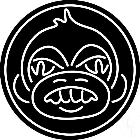 Angry Monkey Neon Sign 24