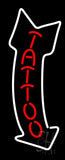 Red Tattoo With Arrow Neon Sign 13" Tall x 32" Wide x 3" Deep
