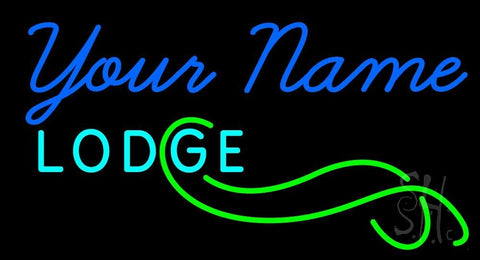 Custom Block Lodge Neon Sign 20